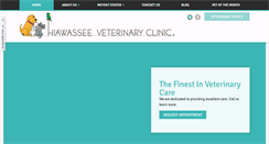 Desktop Screenshot of hiawasseevet.com